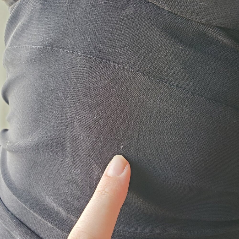 Ruby Rox Size Small Black Y2k Mini Halter Dress - image 6